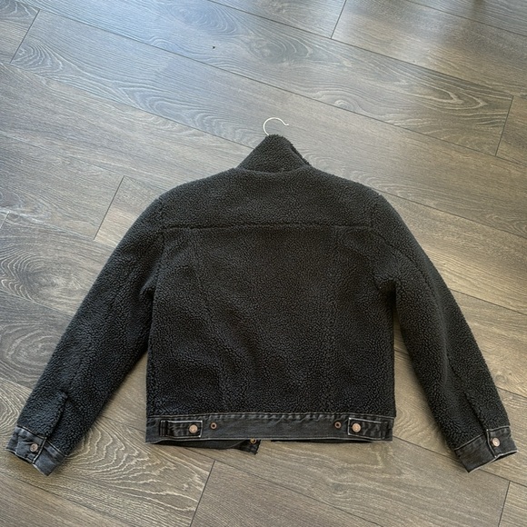 Levi Strauss Sherpa jacket extra small black - Picture 6 of 7
